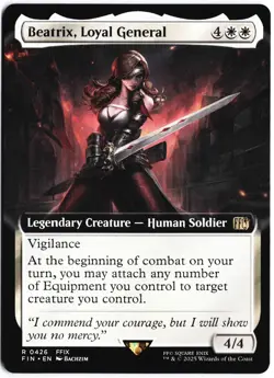 Beatrix, Loyal General (Extended Art) R FINAL FANTASY 426 NM - Image 1