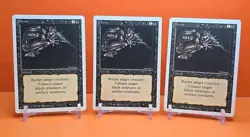 ⚫⚫⚫ (3) 1994 MAGIC The Gathering TERROR REVISED 3RD EDITION PLAYED ⚫⚫⚫2 - Image 1