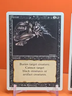 ⚫⚫⚫ (3) 1994 MAGIC The Gathering TERROR REVISED 3RD EDITION PLAYED ⚫⚫⚫2 - Image 2