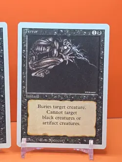 ⚫⚫⚫ (3) 1994 MAGIC The Gathering TERROR REVISED 3RD EDITION PLAYED ⚫⚫⚫2 - Image 4