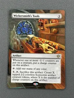 Wickersmith's Tools MTG Lorwyn Eclipsed Commander Hand Painted Full Altered Art - Image 1