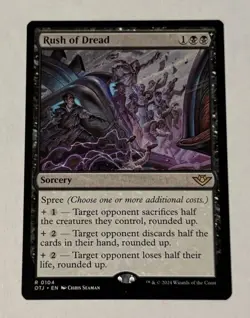 MTG Rush of Dread - Outlaws of Thunder Junction LP - Image 1