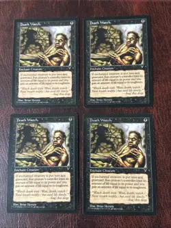 Death Watch X4 Visions LP Condition See Pics Front/back - Image 1