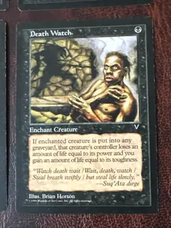 Death Watch X4 Visions LP Condition See Pics Front/back - Image 2