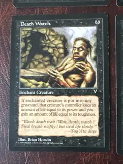 Death Watch X4 Visions LP Condition See Pics Front/back - Image 3