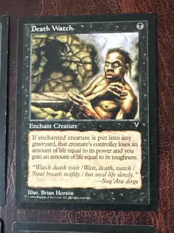 Death Watch X4 Visions LP Condition See Pics Front/back - Image 4