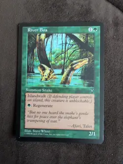 River Boa - Visions - Magic the Gathering MTG Nice! - Image 1