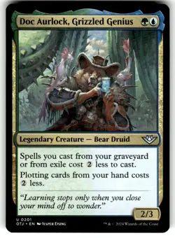 Outlaws of Thunder Junction Magic: The Gathering Doc Aurlock, Grizzled Genius MT - Image 1
