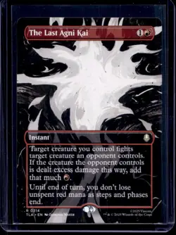 2025 Magic MTG Avatar The Last Airbender The Last Agni Kai Foil #0314 - Image 1