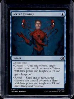 2025 Magic MTG Marvel's Spider-Man Secret Identity Foil Uncommon #0043 - Image 1