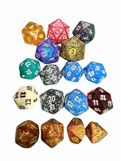 MTG, Adventures In The Forgotten Realms, Spindown dice each one(5 dice in total) - Image 1