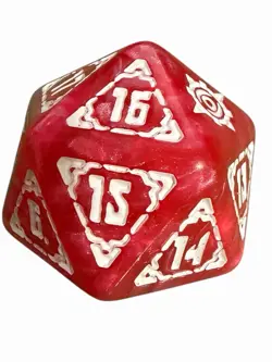 MTG, Adventures In The Forgotten Realms, Spindown dice each one(5 dice in total) - Image 2