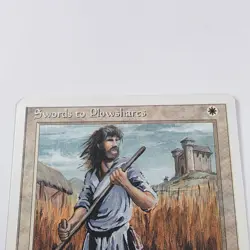 Magic the Gathering ~ MTG ~ 1x Swords to Plowshares ~ LP ~ 4th Edition - Image 2