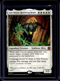 2025 Magic MTG Marvel's Spider-Man Anti-Venom Horrifying Healer Foil #0001 - Image 1
