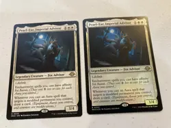 2 x mtg Pearl-Ear Imperial Advisor, 1 is foil, Modern Horizons 3, unplayed - Image 1
