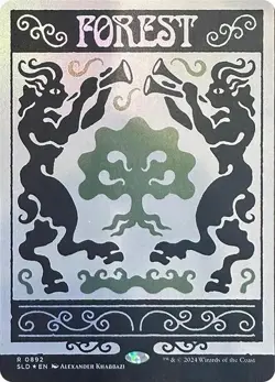 Forest (0892) (Rainbow Foil) 892 NM Foil Secret Lair Drop Series MTG EN - Image 1