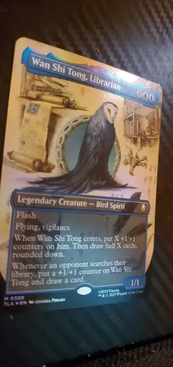 Wan Shi Tong Librarian Borderless Mythic Foil M0320 Magic MTG Avatar NEAR MINT - Image 1