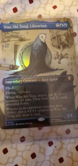 Wan Shi Tong Librarian Borderless Mythic Foil M0320 Magic MTG Avatar NEAR MINT - Image 2