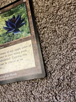 6x9 MTG Black Lotus Oversized 1996 Scrye Promo - Image 3