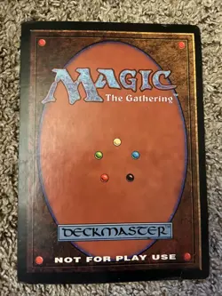 6x9 MTG Black Lotus Oversized 1996 Scrye Promo - Image 4