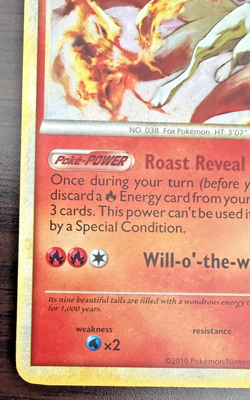 Ninetales HGSS Exclusives 7/123 Rare Holo Pokemon TCG NM - Image 5