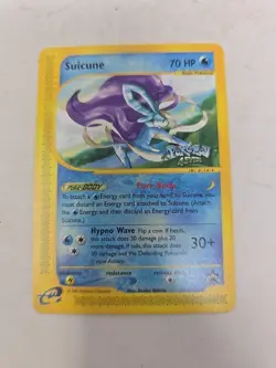 Pokemon Suicune 030 Black Star Promo 2002 Holo NM - Image 1
