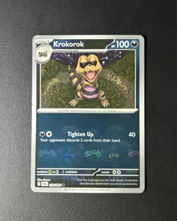 2025 Pokemon TCG Black Bolt - Krokorok [Master Ball] #58/86 - NM - Image 1