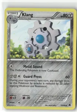 Pokemon Klang - 11/12 Promo McDonald's Promos 2012 011/012 NM - Image 1