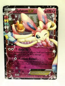 2016 Pokemon TCG Sylveon EX #RC21/RC32 Generations Holo Full Art Eeveelution NM - Image 1