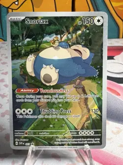 Pokemon TCG Snorlax Scarlet & Violet Black Star Promos 051 Holo - Image 1