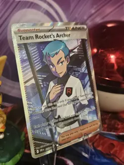 Team Rocket's Archer 223/182 Sv10: Destined Rivals Holo Pokemon TCG NM - Image 4