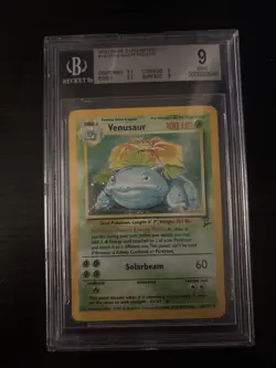 2000 POKEMON BASE SET 2 HOLO VENUSAUR #18 BGS 9 GEM MINT - Image 1