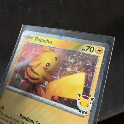 Pokemon Day 30th Anniversary - Pikachu 051 /162 Stamped 2026 Promo NM WITH SWIRL - Image 1