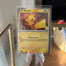 Pokemon Day 30th Anniversary - Pikachu 051 /162 Stamped 2026 Promo NM WITH SWIRL - Image 2