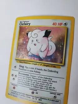 Clefairy - 5/102 - Base Set - Holo Rare - HP - Vintage Pokemon - Image 2