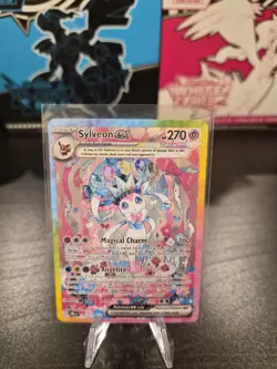 2025 Pokemon Sylveon Ex 156/131 SIR Prismatic Evolutions NM - Image 1
