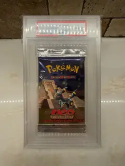 2001 Pokemon Neo Discovery Booster Pack WOTC Umbreon PSA 10 - Image 1