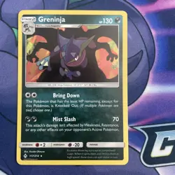 Greninja 117/214 (NM) - Sun & Moon Unbroken Bonds - Holo Rare Pokemon TCG - Image 1