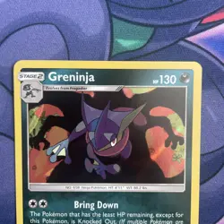 Greninja 117/214 (NM) - Sun & Moon Unbroken Bonds - Holo Rare Pokemon TCG - Image 3