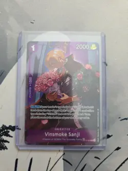 One Piece CCG Vinsmoke Sanji OP10-063 TR Legacy of the Master NM Condition - Image 1