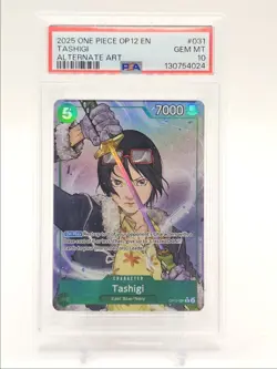 TASHIGI 2025 ONE PIECE LEGACY OF THE MASTER ALTERNATE ART PSA 10 Q2352 - Image 1