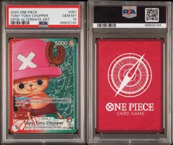 One Piece Two Legends Tony Tony Chopper Alt Art Leader OP08-001 PSA 10 English - Image 3