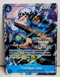 One Piece TCG | Trafalgar Law | Offline Regionals Finalist | OP07-047 | Promo NM - Image 1