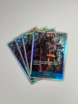 Kaido OP04-044 x4 Playset Premium Booster The Best ONE PIECE English NM SR Foil - Image 1