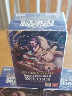 ONE PIECE TCG OP-14 The Azure Sea’s Seven-DP-09-Double Pack Set LOT OF 6 Ships💨 - Image 2
