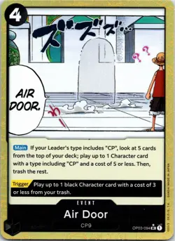 Air Door (Textured Foil) OP03-094 Premium Booster The Best - English NM Foil - Image 1