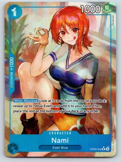 Nami (Parallel) OP09-050 Emperors in the New World - Alt Art NM Foil - Image 1