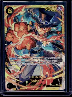 2024 One Piece 500 Years in the Future Sabo Secret Rare #OP07-118 - Image 1