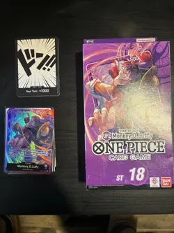 One Piece TCG ST-18 Starter Deck Purple Monkey.D.Luffy (English) - Image 1