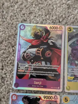OP07 SR Lot Of 6: Monkey D Luffy, Lilith, Sanji One Piece CCG 500 Years Future - Image 2